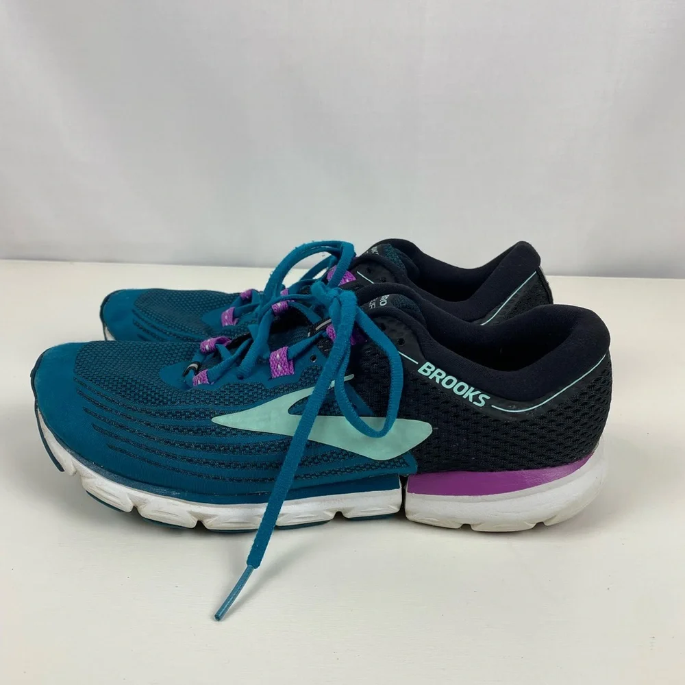 Brooks Sneakers‎ Neuro 3 Womens Size 9 Teal Purple Shoes - Picture 2 of 6